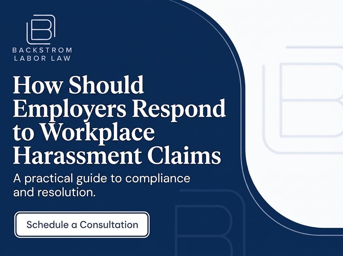 How Should Employers Respond to Workplace Harassment Claims