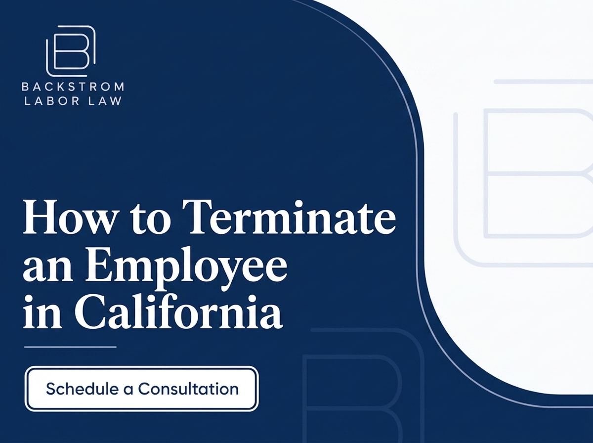 How to Terminate an Employee in California